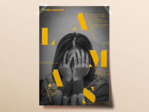Cartel realizado con técnica de fragmentación